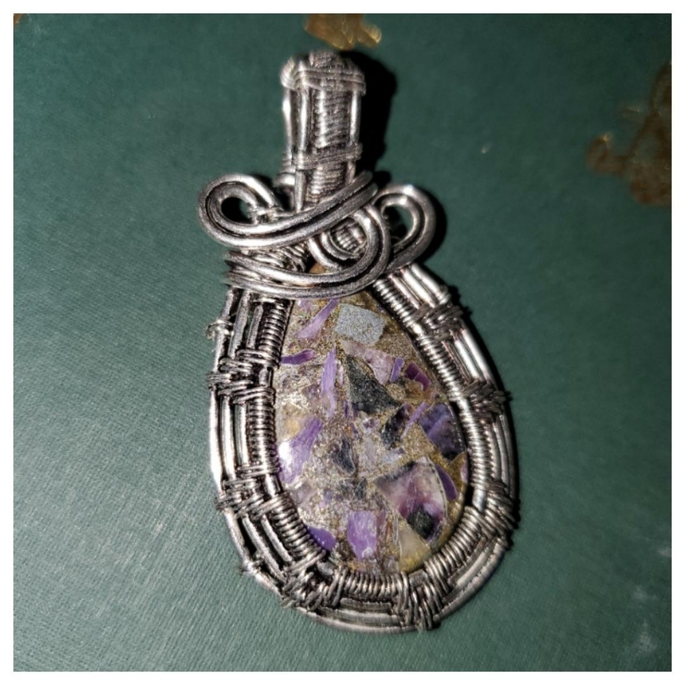Hematite, Quartz, Amethyst Mozaic